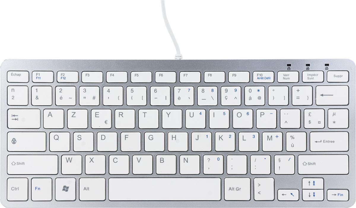 R-Go compact ergonomisch toetsenbord, azerty, Franse versie