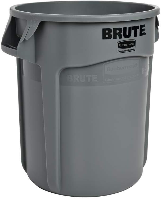 Rubbermaid afvalcontainer Brute, zonder deksel, 76 liter, grijs afbeelding