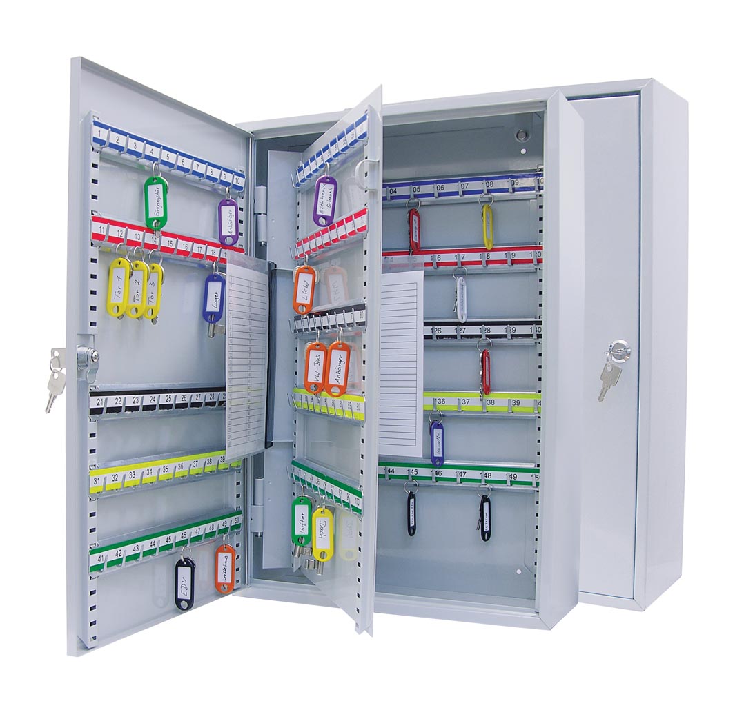 Wedo sleutelkast voor 150 sleutels, ft 38 x 14 x 55 cm, grijs