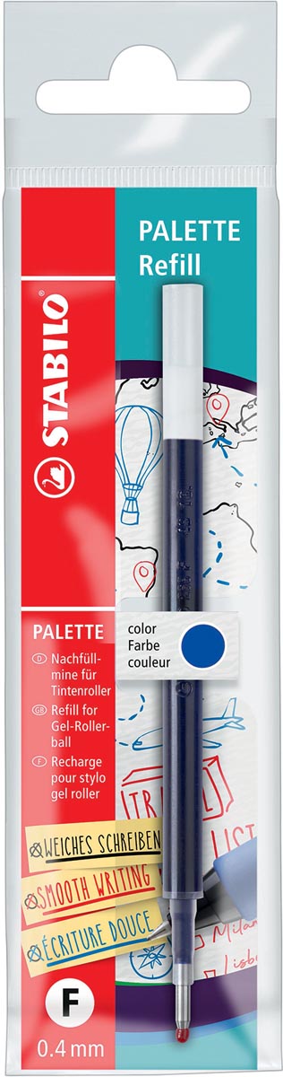 STABILO PALETTE gel roller navulling, 0,4 mm, rood