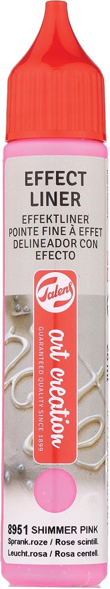 Talens Art Creation effect liner, sprankelend roze