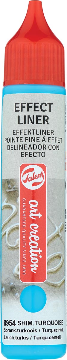 Talens Art Creation effect liner, sprankelend turkoois
