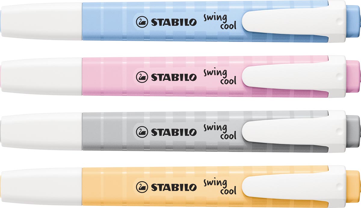 STABILO swing cool pastel markeerstift, display van 100 stuks
