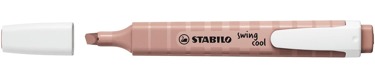 STABILO SWING COOL naturecolor markeerstift, umber (bruin) afbeelding