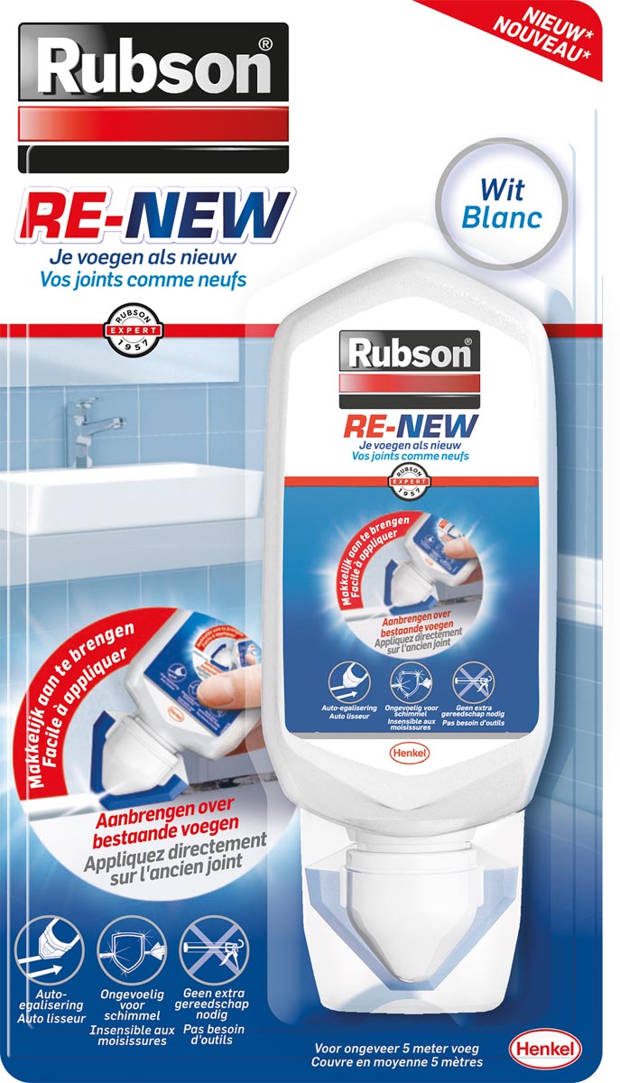 Rubson Renew voegkit, 80 ml, wit afbeelding
