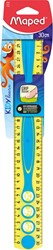 Maped Kidy Learn décimètre Kidygrip, 30 cm, couleurs assorties, blister de 1 pièces