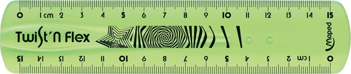 Maped lat Twist&apos;n Flex, 15 cm afbeelding