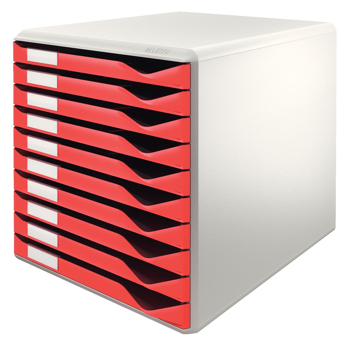 Leitz ladenblok lichtgrijs/rood