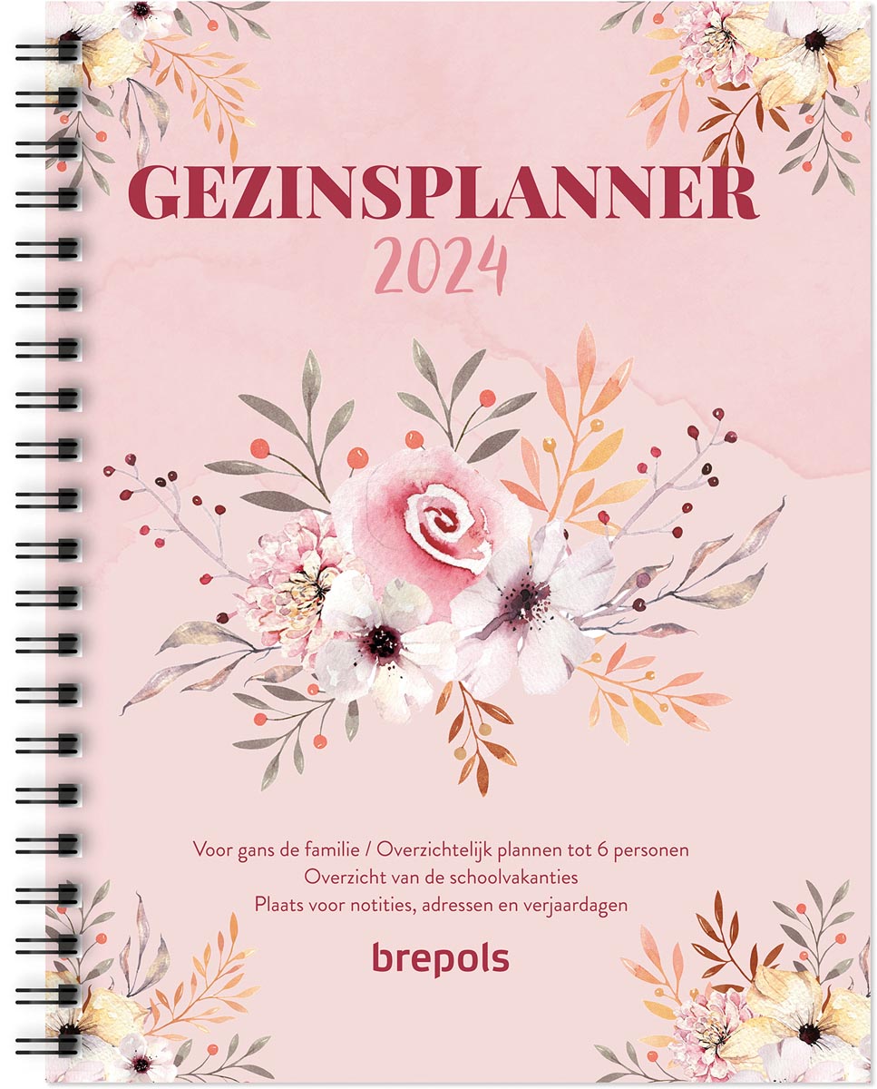 Brepols gezinsplanner, 12 maanden, Nederlandstalig, 2024 Brepols gezinsplanner, 12 maanden, Nederlandstalig, 2024