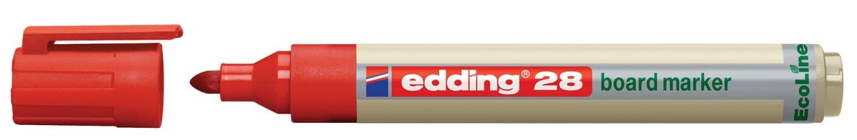 Edding Whiteboardmarker Ecoline e-28 rood Edding Whiteboardmarker Ecoline e-28 rood