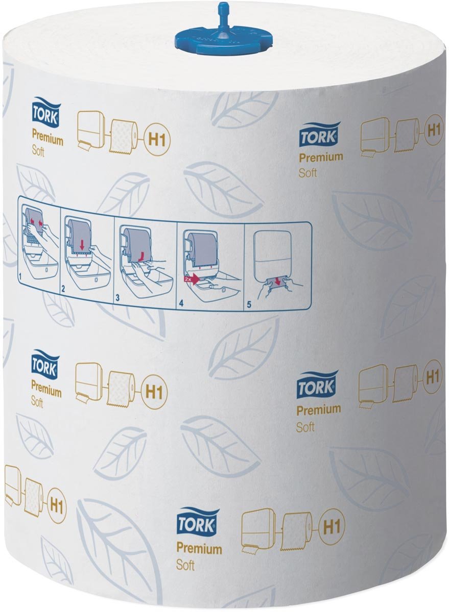 Tork Premium Matic® zachte handdoekrol, 2-laags, systeem H1, wit afbeelding