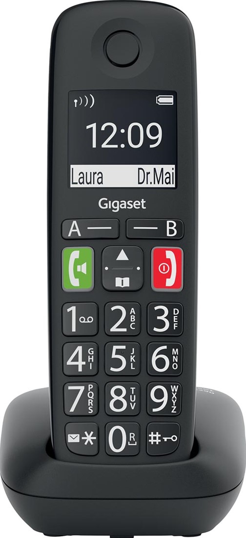 Kiwi Verzoekschrift afdeling Gigaset E290 draadloze telefoon, grote toetsen, zwart bij VindiQ Office Kiwi Verzoekschrift afdeling Gigaset E290 draadloze telefoon, grote toetsen, zwart bij VindiQ Office