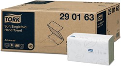 Tork papieren handdoeken Advanced, 2-laags, 250 vellen, systeem H3, wit, pak van 15 stuks