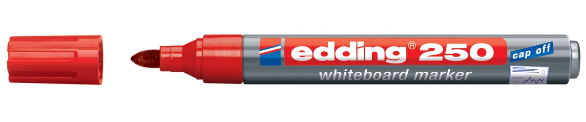 Edding whiteboardmarker e-250 rood afbeelding