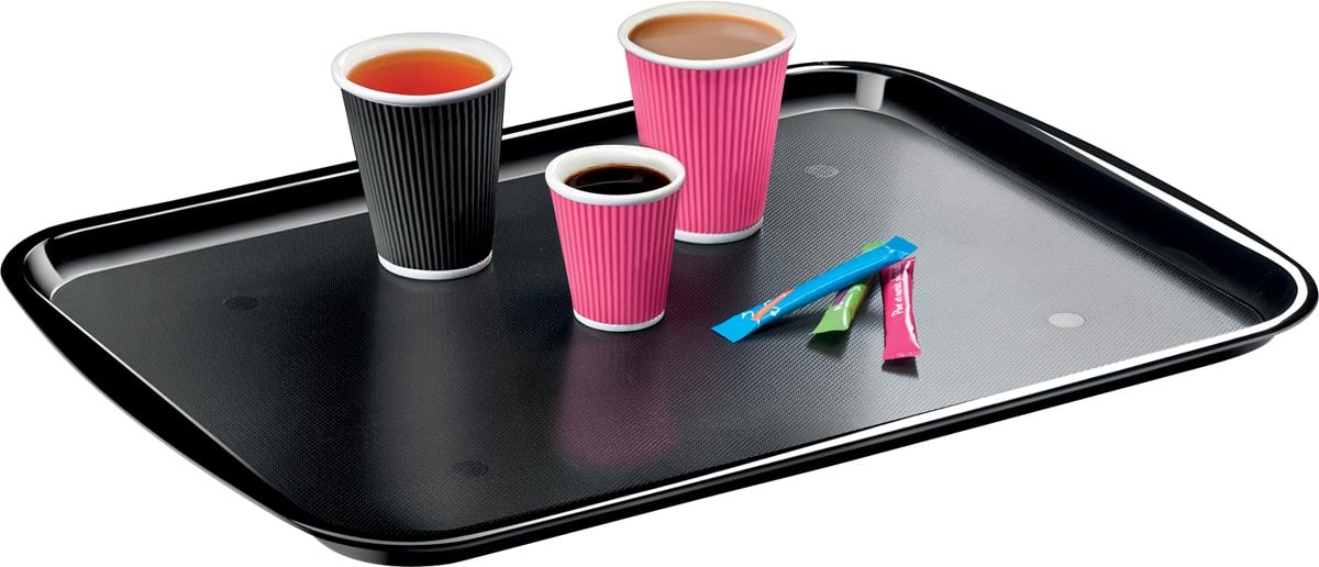 Take A Break by CEP dienblad, ft 53,2 x 37,2 x 2 cm, zwart afbeelding