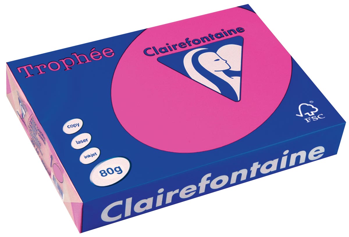 Clairefontaine Trophée Intens A4, 80 g, 500 vel, fluoroze