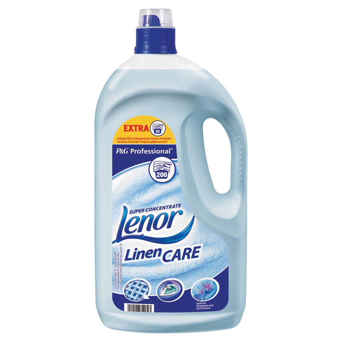 Lenor Professional wasverzachter zeebries, 200 wasbeurten, flacon van 4 liter