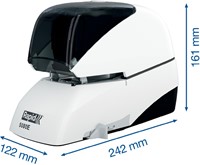 Rapid elektrische nietmachine R5080e, 80 blad, wit/zwart-3