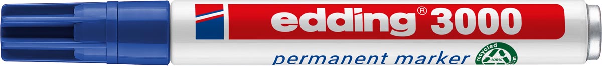 Edding permanent marker 3000 blauw afbeelding