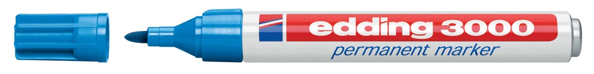 Edding permanent marker 3000 lichtblauw afbeelding