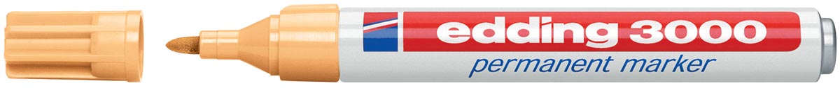 Edding permanent marker 3000 licht oranje
