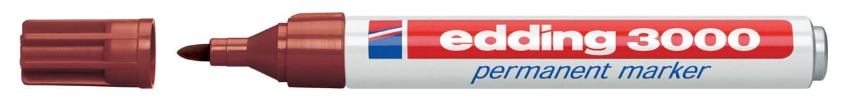 Edding permanent marker 3000 bruin afbeelding