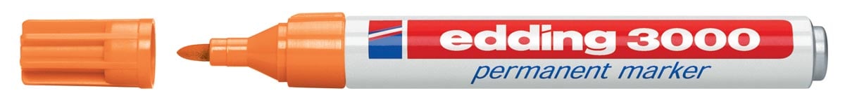 Edding permanent marker 3000 oranje afbeelding