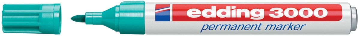 Edding permanent marker 3000 turkoois Edding permanent marker 3000 turkoois