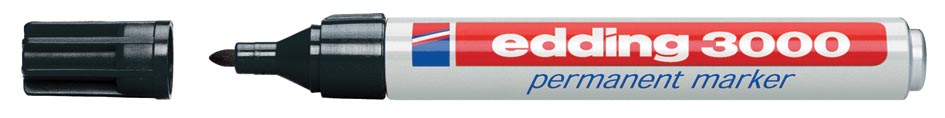 Edding permanent marker 3000 zwart