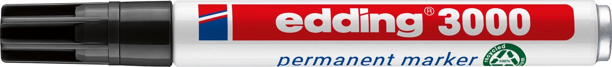Edding permanent marker 3000 zwart afbeelding