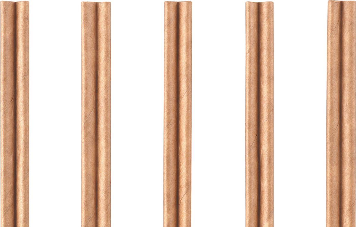 Roerstaafje uit papier (100 % fair), 140 mm, pak van 1000 stuks