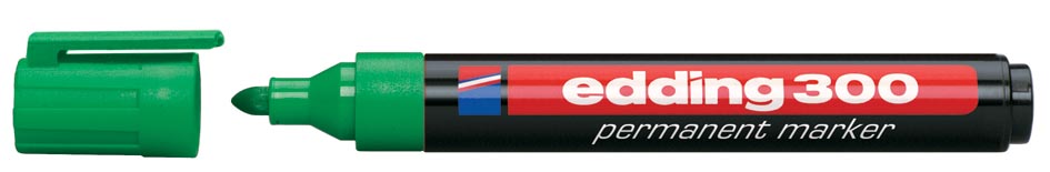 edding permanent marker 300 groen afbeelding