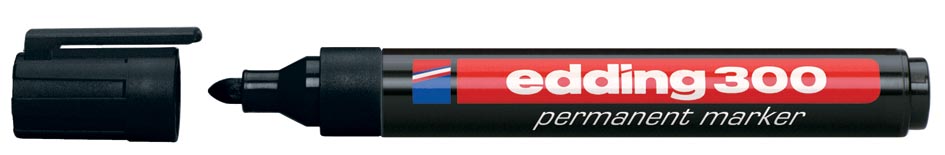 edding permanent marker 300 zwart afbeelding