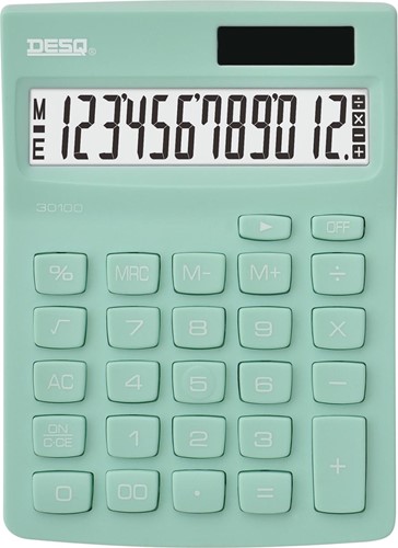 Desq bureaurekenmachine New Generation Compact 30100, groen