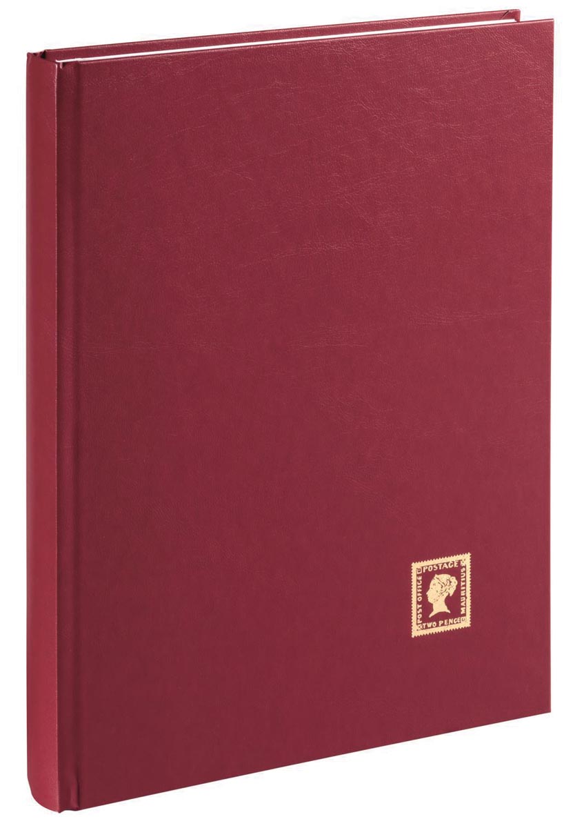 Pagna postzegelalbum, A4, 32 vel, wijnrood Pagna postzegelalbum, A4, 32 vel, wijnrood