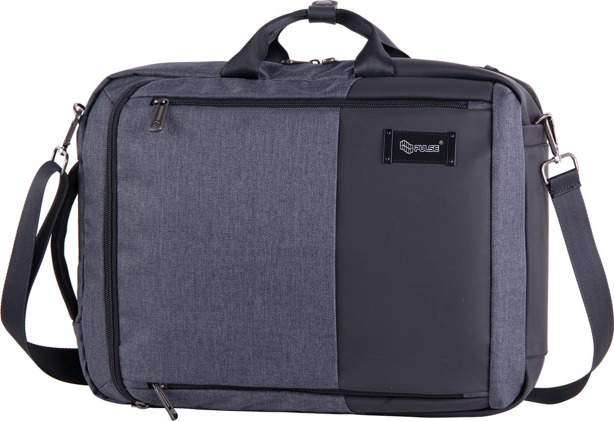 Pulse rugzak en laptoptas, zwart