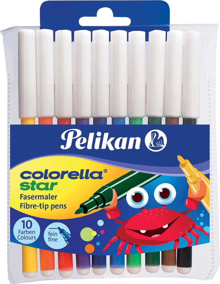 Pelikan Viltstift Colorella Star 10 Stiften huismerk kopen in de aanbieding