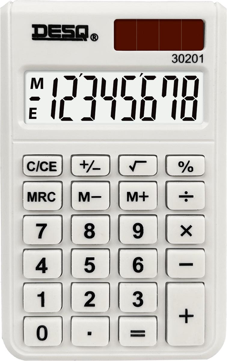 Desq zakrekenmachine 30201, wit