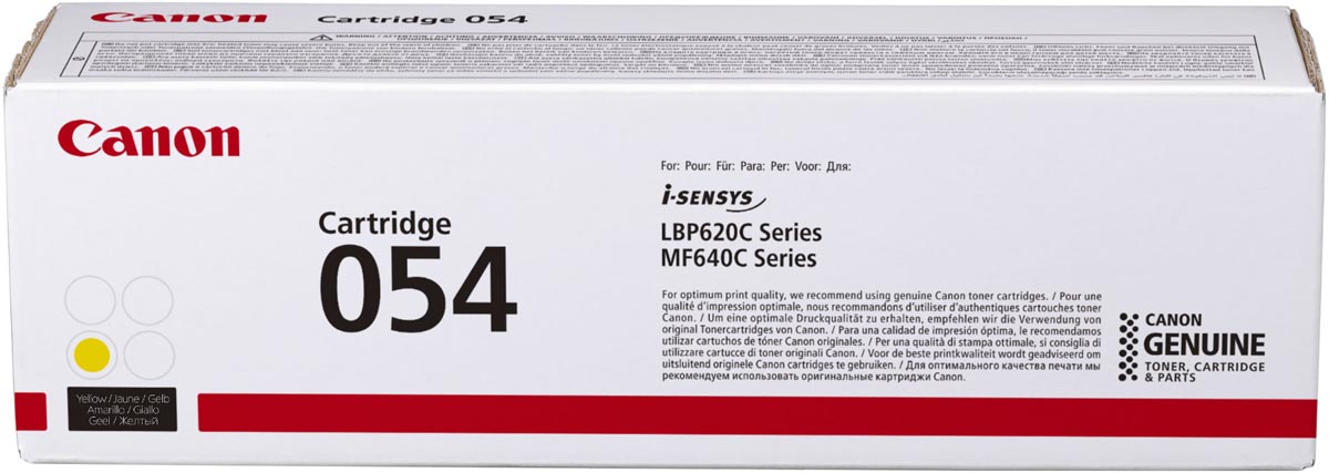 Canon toner 054, 1.200 pagina&apos;s, OEM 3021C002, geel