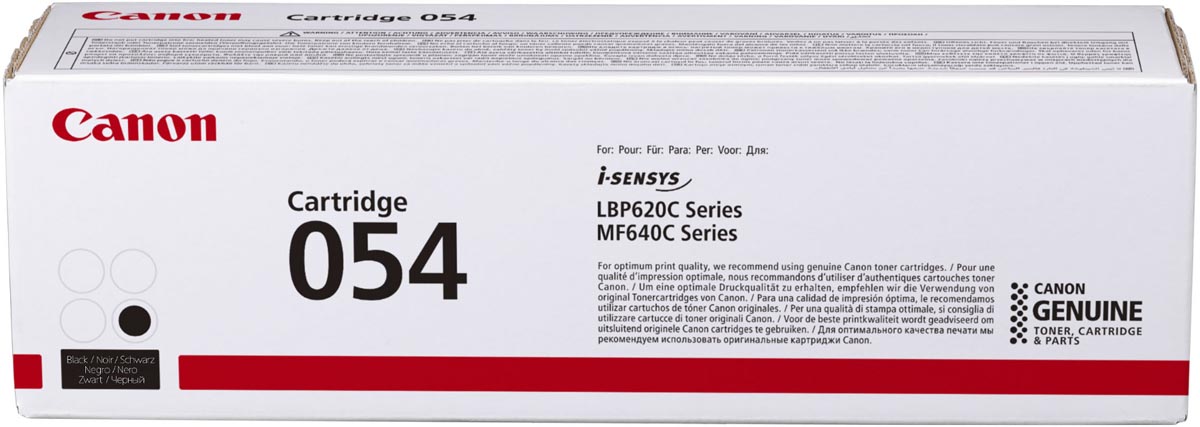 Canon toner 054, 1.500 pagina&apos;s, OEM 3024C002, zwart afbeelding
