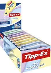 Tipp-Ex Mini Pocket Mouse pastel, boîte de 10 pièces, assorti