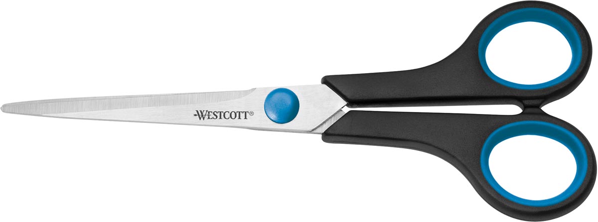 Westcott schaar Softgrip 17,5 cm, symmetrische ogen afbeelding