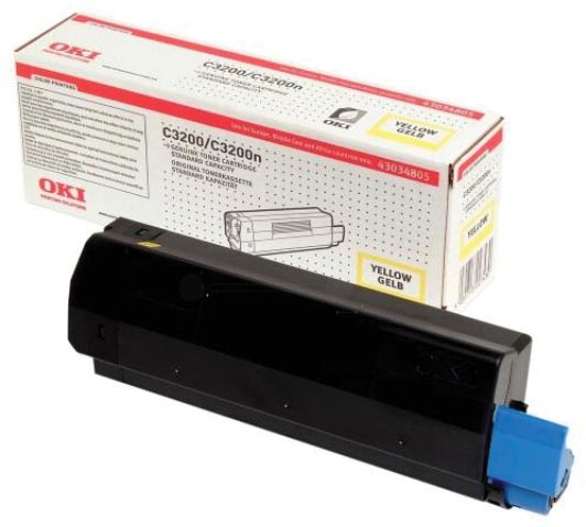 Oki Toner geel - 1500 pagina's - 43034805