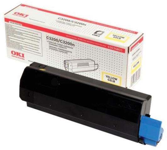 Oki Toner geel - 1500 pagina&apos;s - 43034805