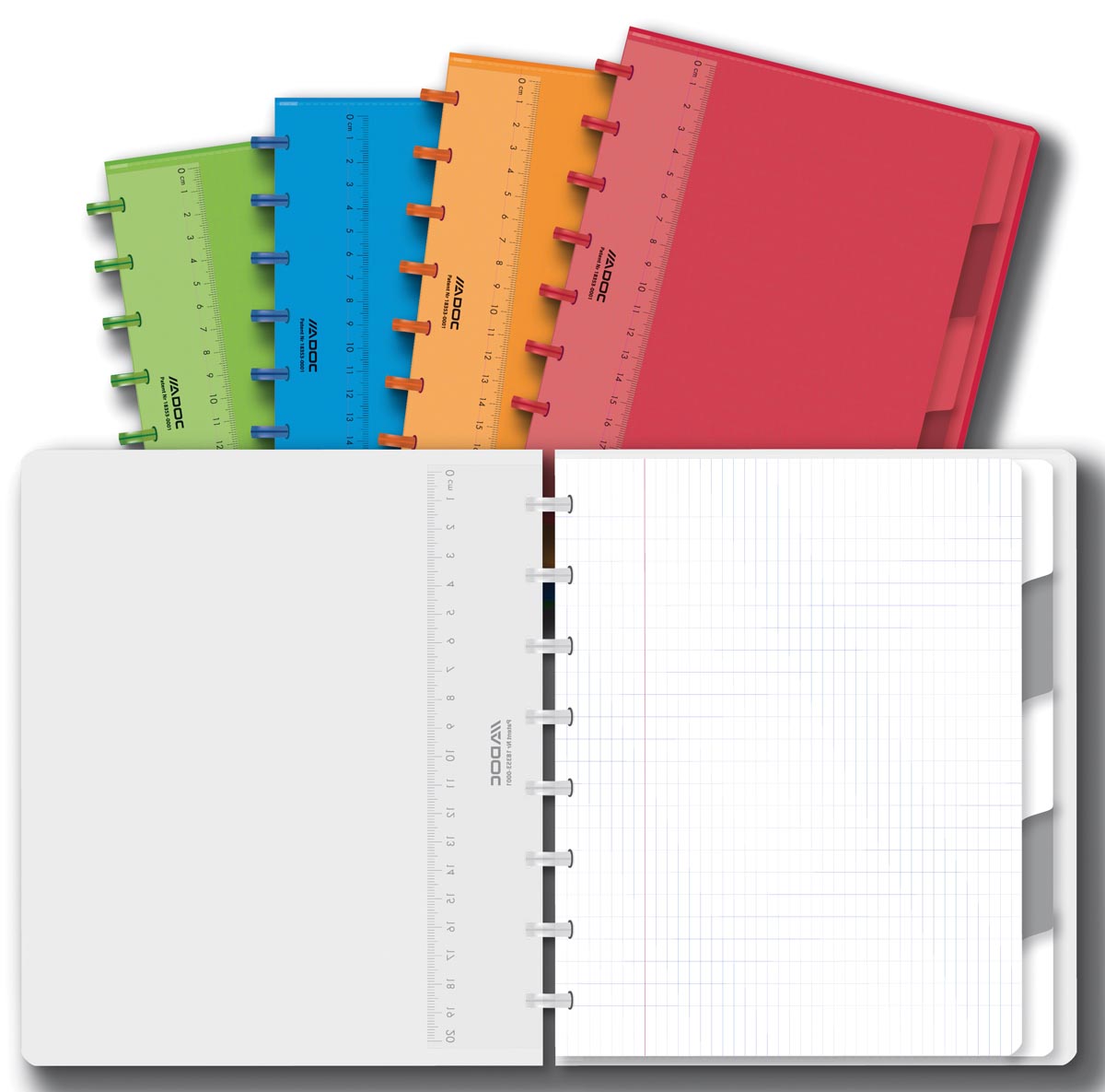Adoc Colorlines schrift, ft A5, 144 bladzijden,commercieel geruit, geassorteerde kleuren Adoc Colorlines schrift, ft A5, 144 bladzijden,commercieel geruit, geassorteerde kleuren