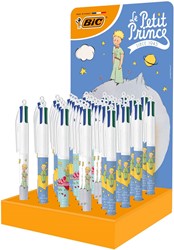 Bic 4-kleurenbalpen Petit Prince, display van 36 stuks, assorti