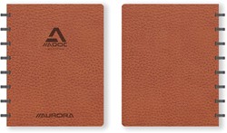 Adoc Business schrift, ft A5, 144 bladzijden, geruit 5 mm, bruin