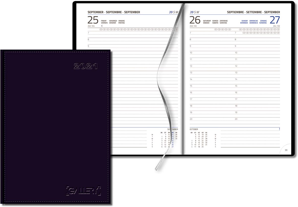 Gallery agenda Businesstimer, blauw, 2022 Gallery agenda Businesstimer, blauw, 2022