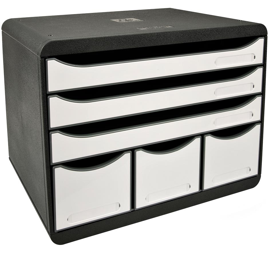 Exacompta ladenblok Storebox Maxi, zwart/wit