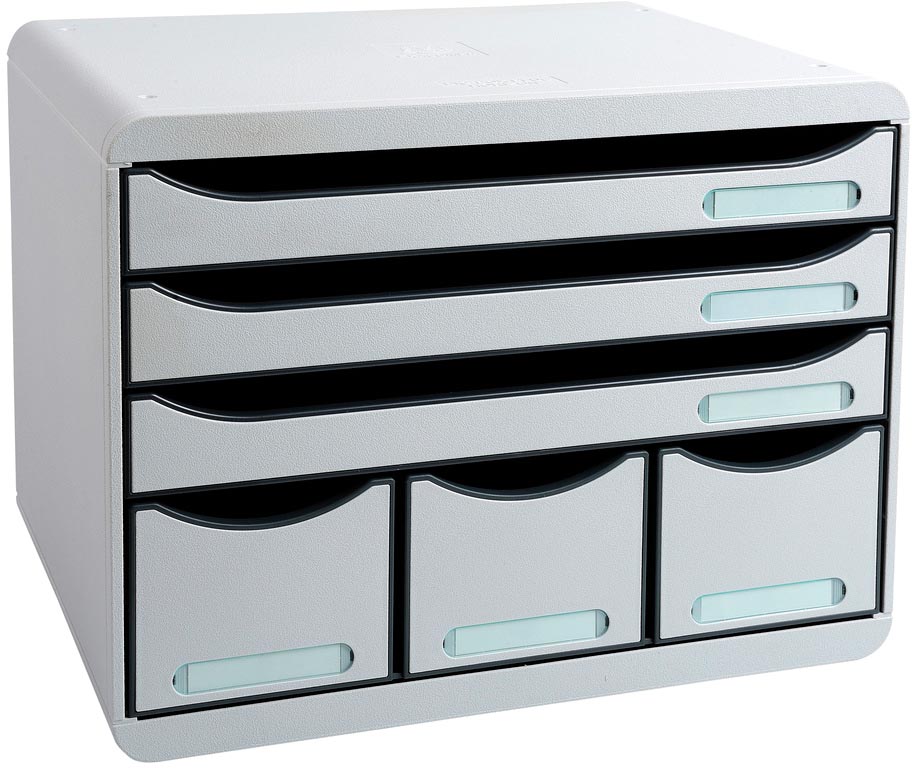 Exacompta ladenblok Storebox Maxi, lichtgrijs Exacompta ladenblok Storebox Maxi, lichtgrijs